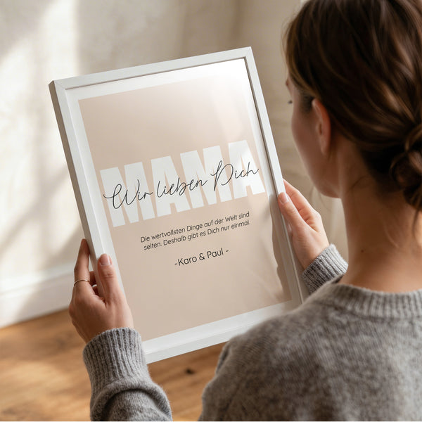Personalisiertes Poster "Muttertag"