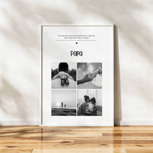 Personalisiertes Poster "Papa Erinnerungen"