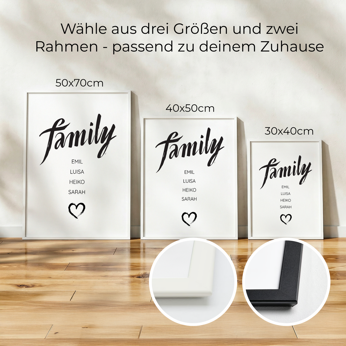 Personalisiertes Poster "Family"
