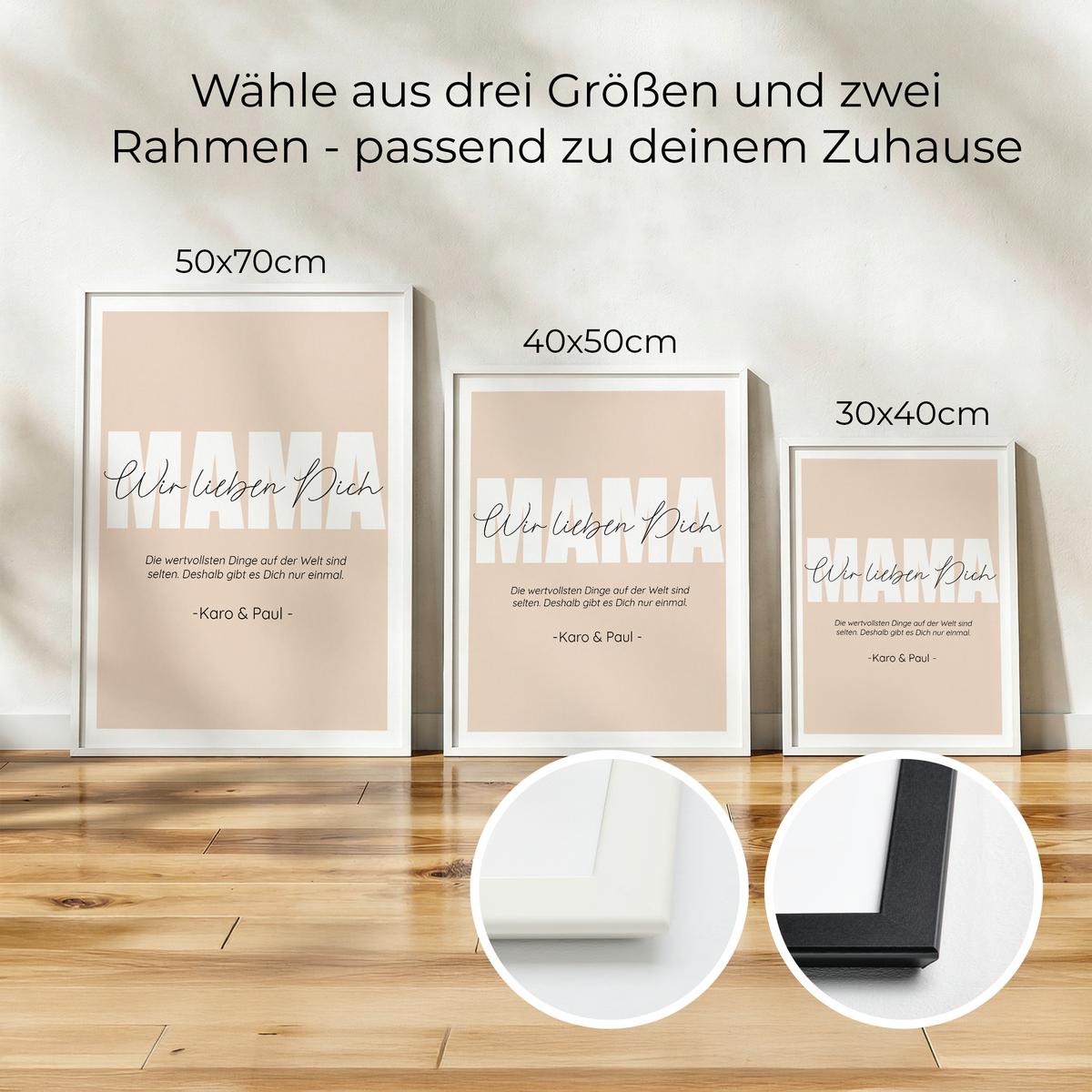 Personalisiertes Poster "Muttertag"