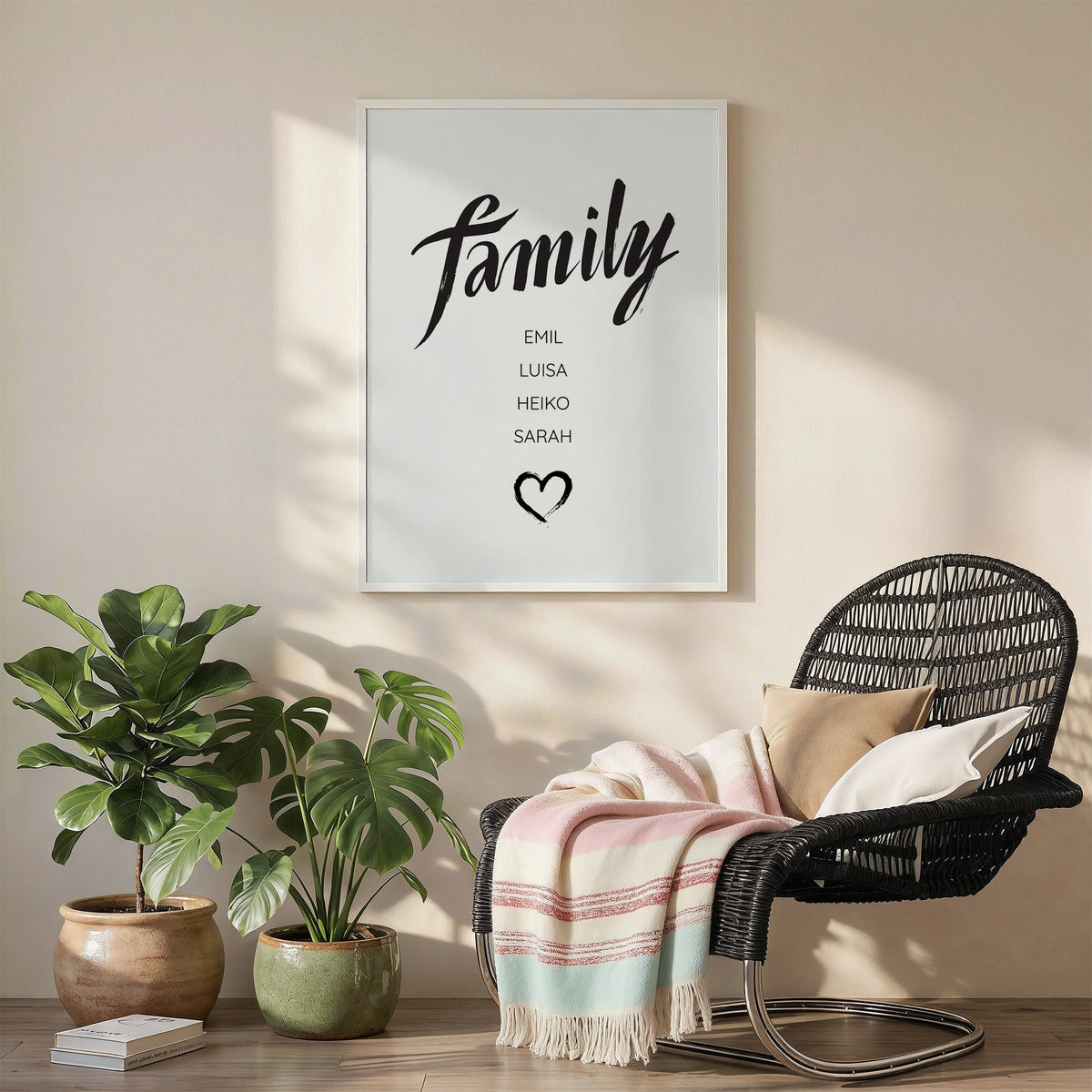 Personalisiertes Poster "Family"