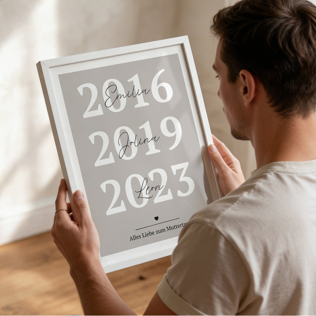 Personalisiertes Poster "Geburtsjahre"