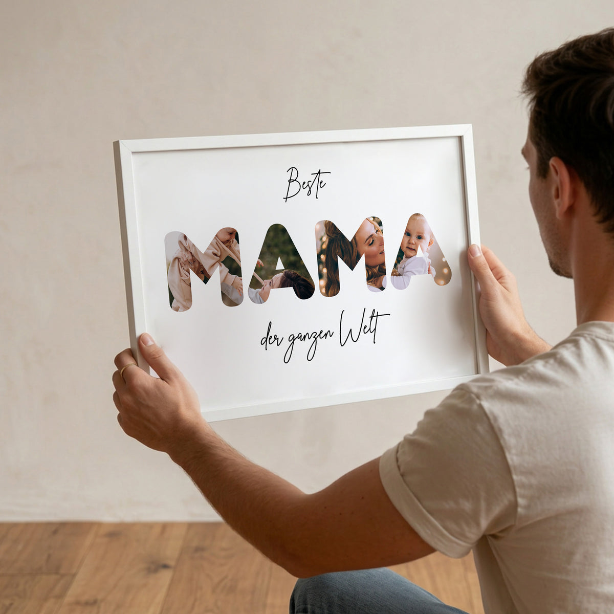 Personalisiertes Fotoposter "Mama"