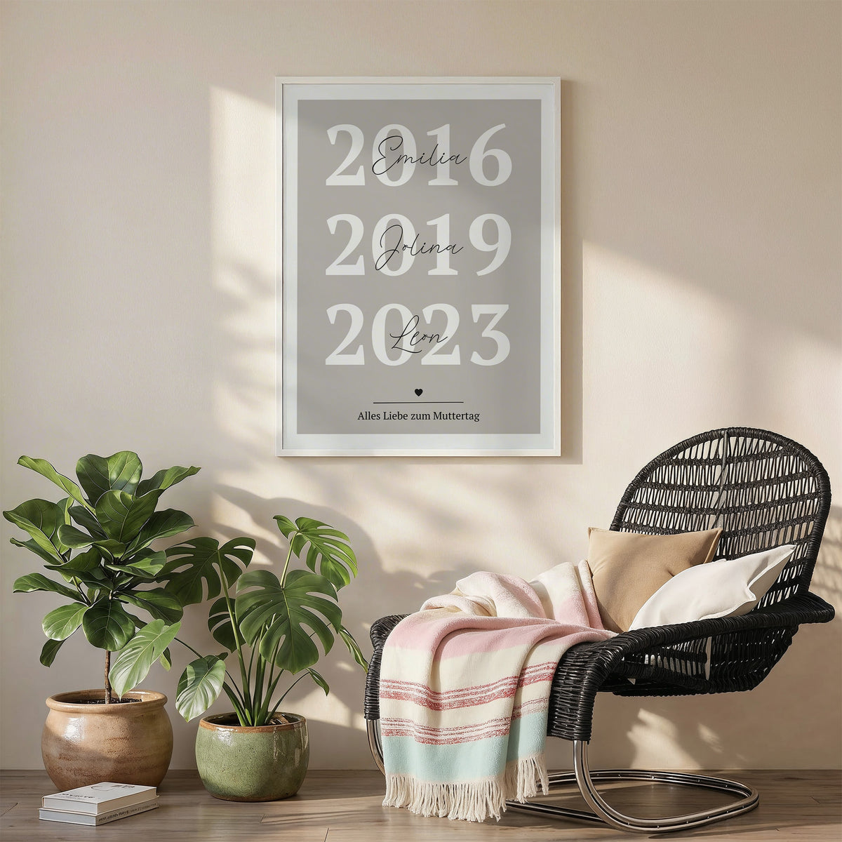 Personalisiertes Poster "Geburtsjahre"