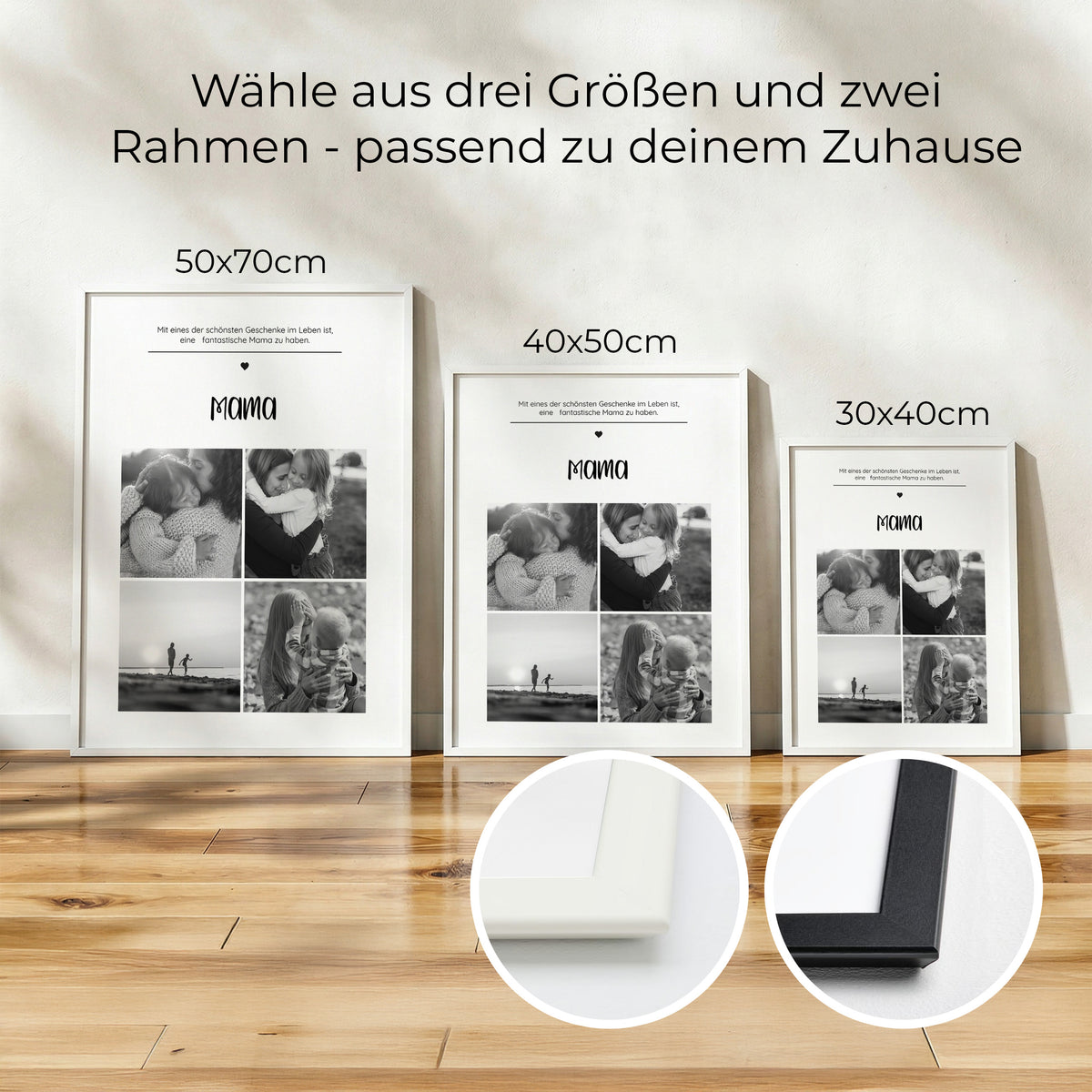 Personalisiertes Fotoposter "Meine Mama"